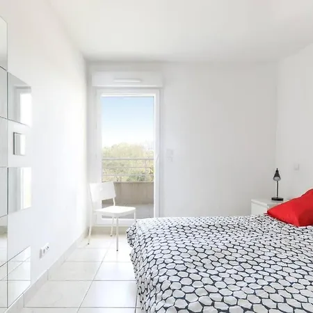 Pgh N7- 100m De La Plage, Vue & Parking Prive 公寓 拉格朗德默特