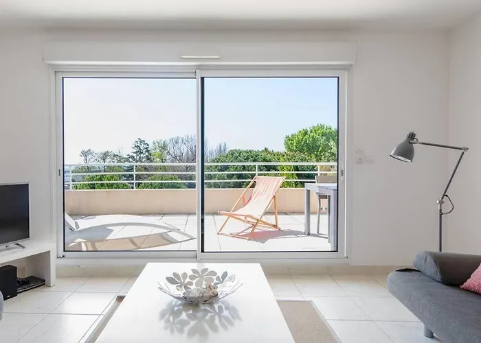 Pgh N7- 100m De La Plage, Vue Mer&parking Privé